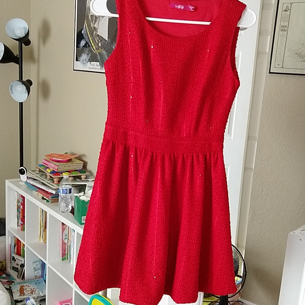 Red dress